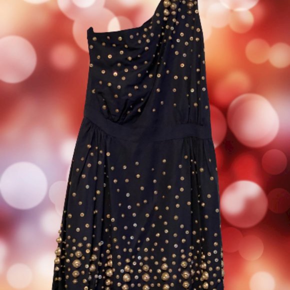 Are you ready for the NEW YEARS dress!! Get your off-the-shoulder studded dress - Picture 2 of 3